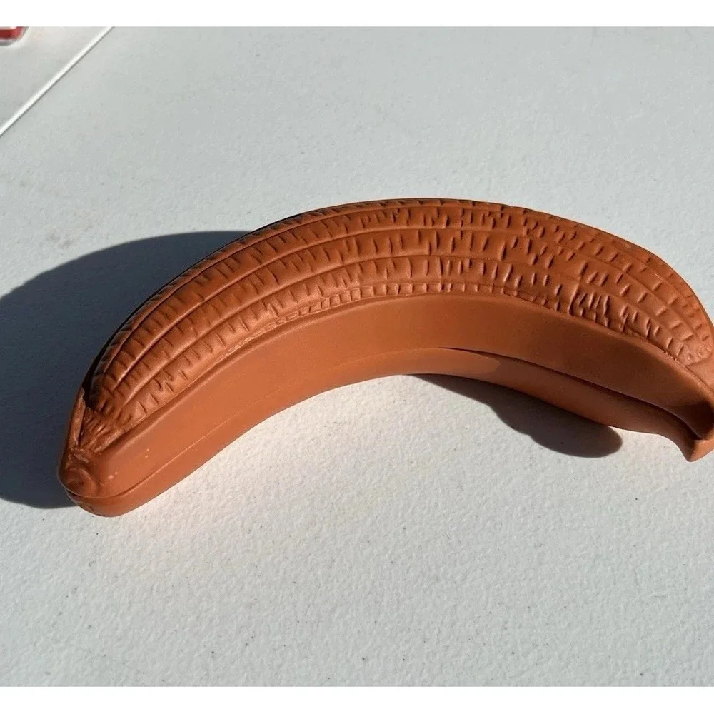Banana Baker Terracotta Clay Baking Dish Cookware Glazed Inside - Unique Design